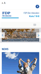 Mobile Screenshot of fdp-zh7und8.ch